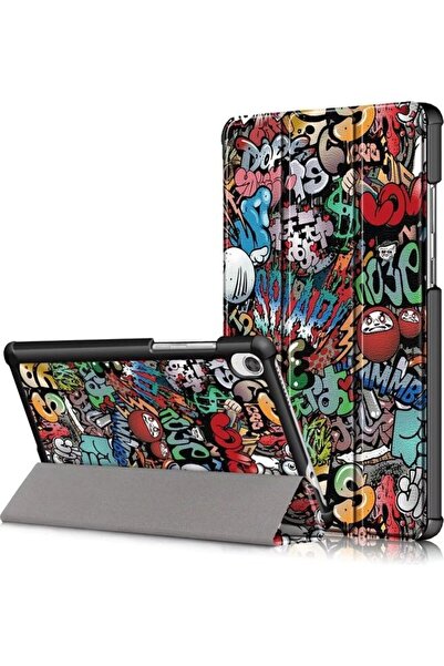 Generic Slim Light Trifold Stand Hard Shell Folio Case Cover for Lenovo Tab M...