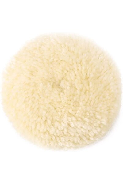 Generic وسادة تلميع صوف من لاوازيم - 4.5 بوصة - سهل التنظيف والصيانة، قرص عجل...