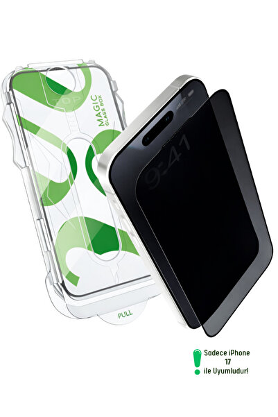 Evax Eph-71 iPhone 17 Compatible 5D Full Glass Screen Protector with Ghost Fe...