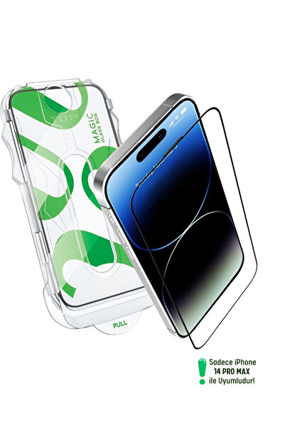 Evax Epr-44 iPhone 14 Pro Max Compatible 5D Platinum Full Coverage Glass Scre...