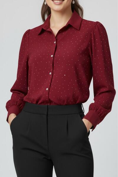 EMMAS CLOTHİNG Women's Stone Look Shirt