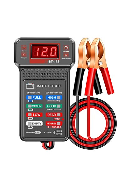 Generic جهاز فحص بطاريات السيارات، جهاز فحص بطاريات السيارات الرقمي 12 فولت، ...