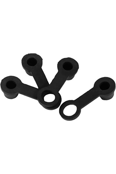 Generic 4Pcs Motorcycle Black Rubber Brake Bleed Nipple Caps, 8mm Bleed Screw...