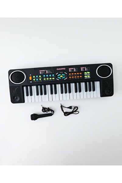 Fab N Funky لوحة مفاتيح إلكترونية بـ 37 مفتاحًا، مفاتيح صغيرة الحجم مزودة بوظ...