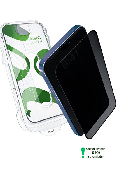 Evax Eph-73 iPhone 17 Pro Compatible 5D Full Glass Screen Protector with Ghos...