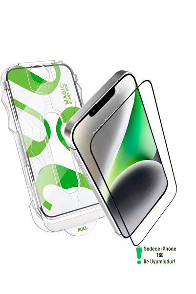 Evax Epr-65 iPhone 16E Compatible 5D Platinum Full Coverage Glass Screen Prot...