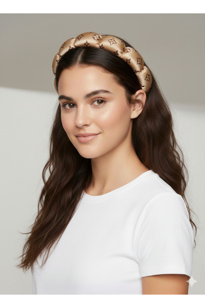 burjalmodah Women's Hair Accessory Set (3 pieces) - Includes Puffer headband,...