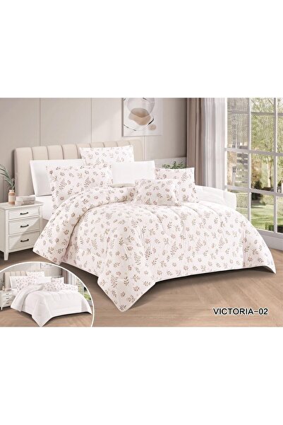 Red Rose Summer single and twin bed sheet set, 5 pieces, Cushion floral patte...