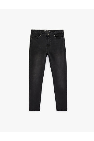Koton Normal Waist Cotton Slim Fit Jean Trousers - Brad Jean