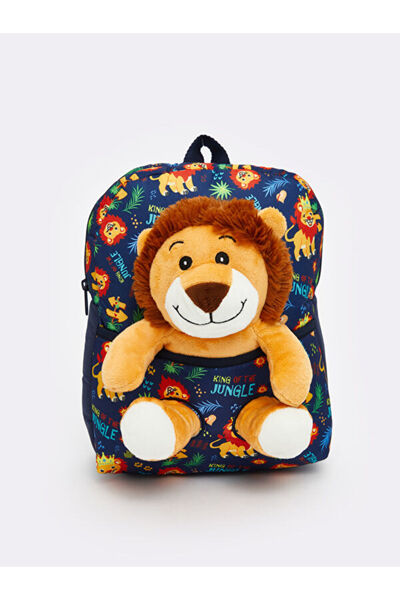 LC Waikiki Shining Choices from Shining Store Boys' Backpack with Lion Figure