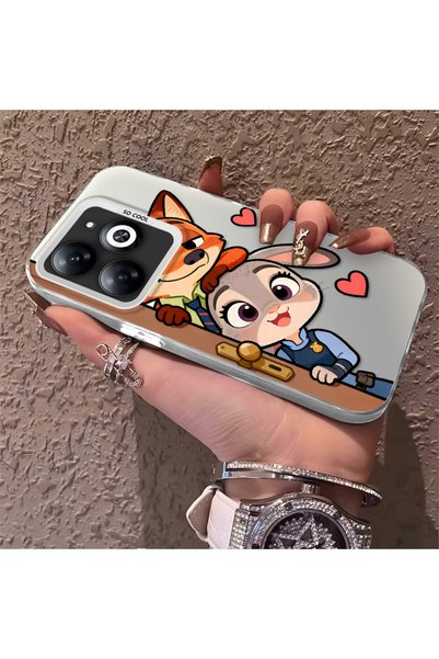 CHICASELUX Infinix Smart 8/8 Pro/8 Plus Compatible High Quality Cartoon Fox a...