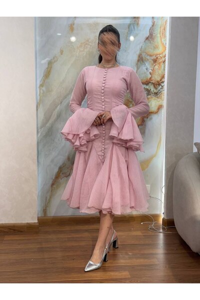 LEVAR short pink dress