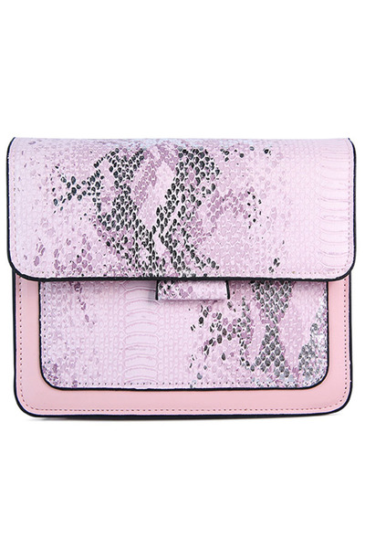 london Rag Women Reptile Print Pink Slingbag