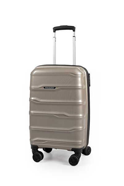 POLO&SKY Azra Model Vizon PP Polipropilen Kırılmaz Kabin Boy Valiz Bavul