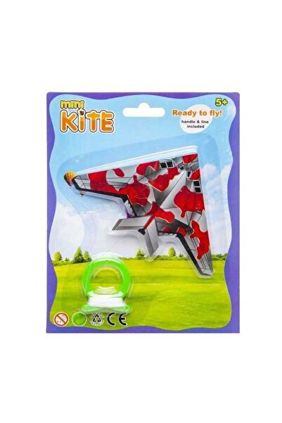 OEM Мини хвърчило самолет, дължина 10 см, червено