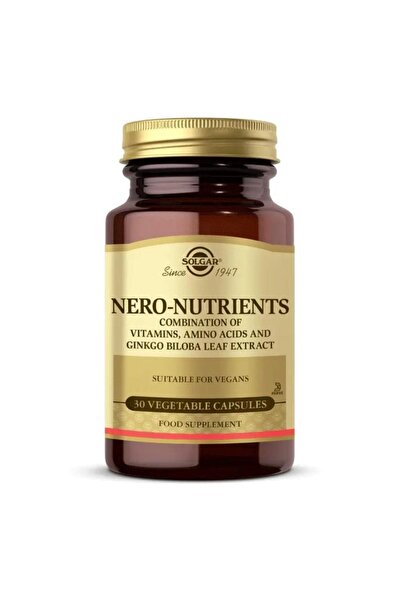 Solgar Nero Nutrients 30 Tablets