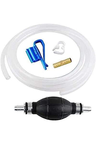 Generic مضخة يدوية شفط QQEJ، خرطوم PVC متين، مضخة نقل وقود محمولة للبنزين/الد...