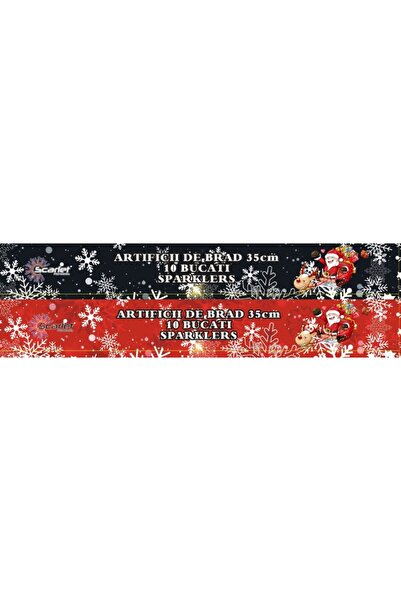 SCARLETT Christmas Sparklers 35 cm – 10 PCS/BOX