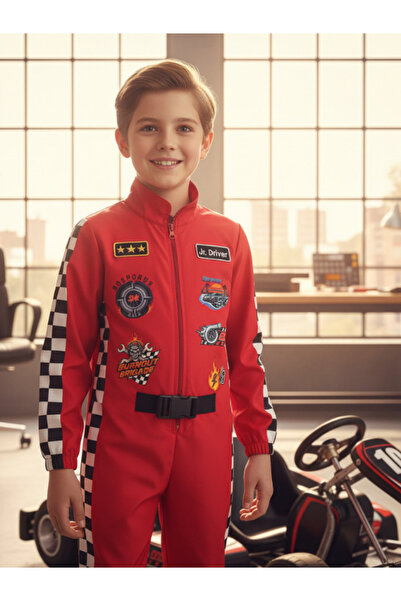 Gadget Gear Racing Costume Boy Red