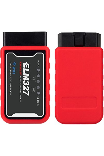 Generic محول ماسح ضوئي لاسلكي للسيارات ELM327 OBD2 - ماسح ضوئي للسيارات متواف...