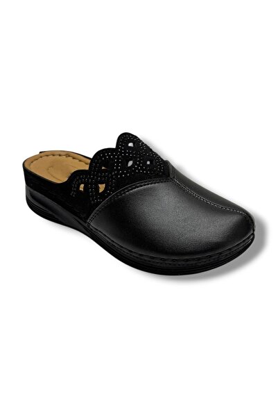 Royal Poly 727-26 Leather Embroidered Beaded Stone Anatomical Sabo Women's Sl...