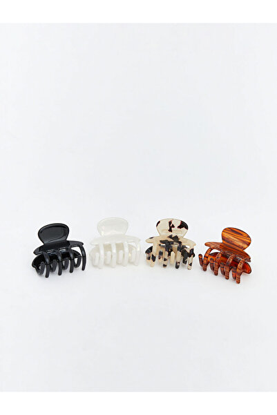 LC Waikiki Patterned Women's Claw Clip Set of 4