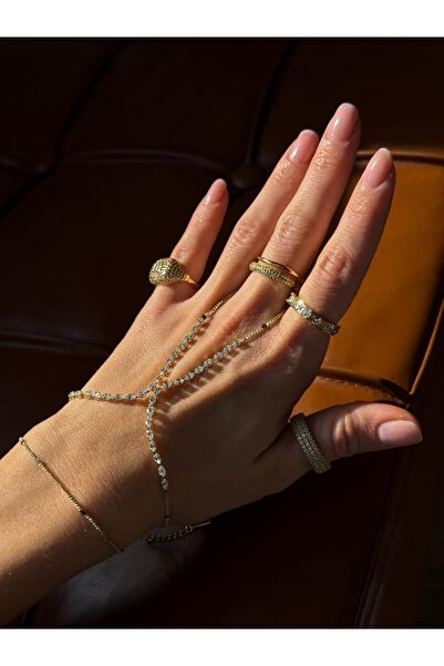 Twenty Eight خاتم مرصع بالأحجار قابل للتعديل