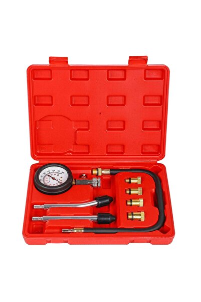 Generic طقم اختبار ضغط محرك البنزين X spring، أداة قياس ضغط المحرك الصغير للس...
