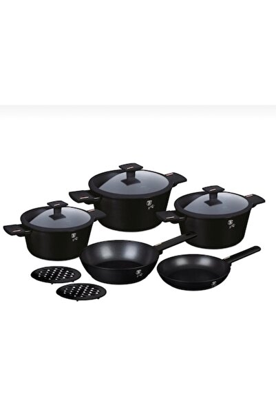 Berlinger Haus Monaco Collection BH7081 cookware set, 10 pieces, 1-6.1l, 20-2...