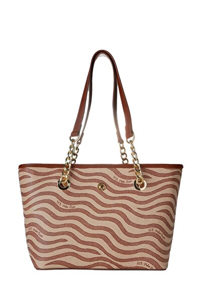 U.S. Polo Assn. Women's Shoulder Bag Beige Us26172 – Casual Stylish Design, L...