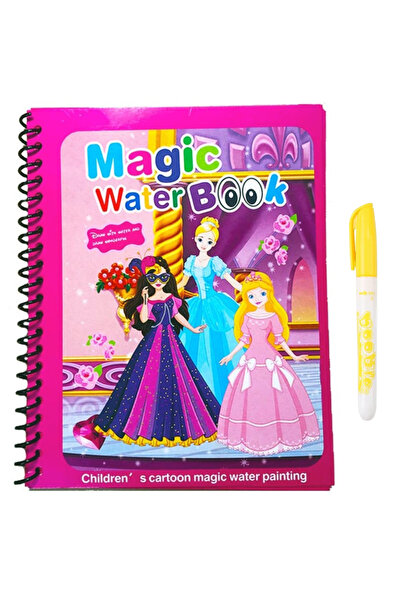 Pitikot Magic Book Water Coloring Book, Reusable, Full of Vibrant Colors, The...