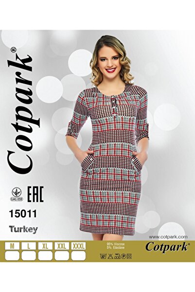 Cotpark Women's Viscose Elastane Fabric Dress 15011