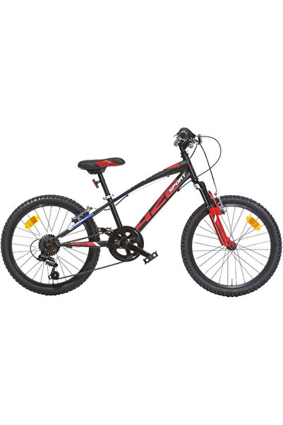 Dino Bikes Bicicleta copii 20" MTB baieti Sport negru cu 6 viteze si suspensie