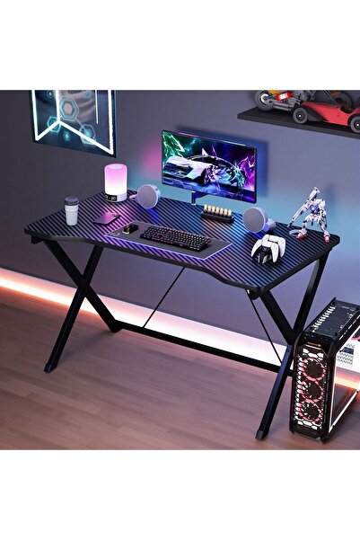 Sheinhome طاولة ألعاب مريحة، مكتب كمبيوتر بعرض 54.5 سم، مكتب منزلي مع نظام إد...