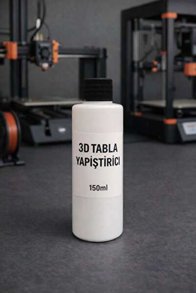 barsdepo 3D Yazıcı Tabla Yapıştırıcı 150 ml – Güçlü Tutunma & Şeffaf Kuruma