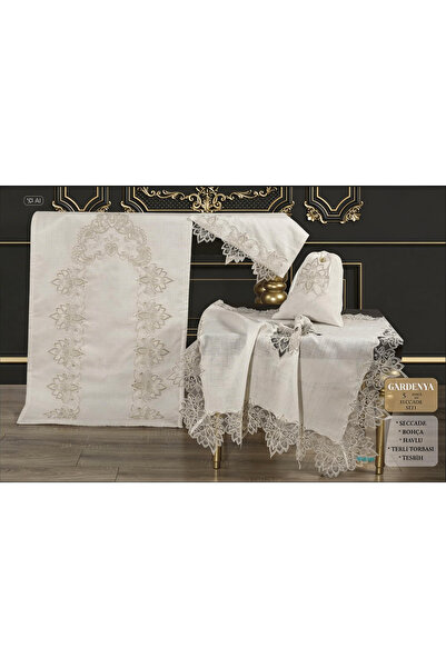 by acar home paris طقم سجادة صلاة جاردينيا 5 قطع