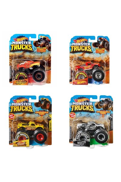 HOT WHEELS FYJ44 Hot Wheels, Monster Trucks 1:64 Arabalar