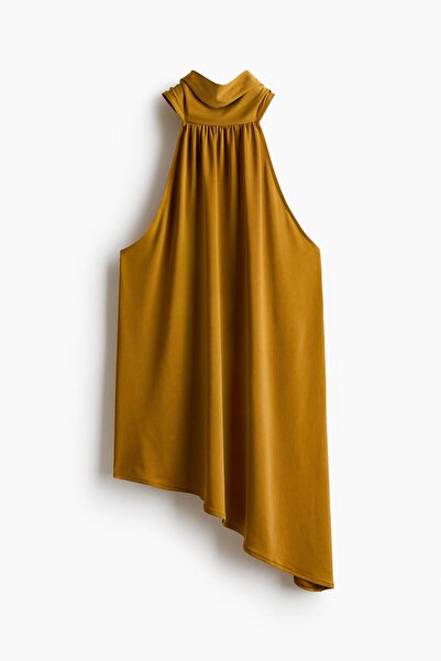 H&M Asimetrik Halter Yaka Üst