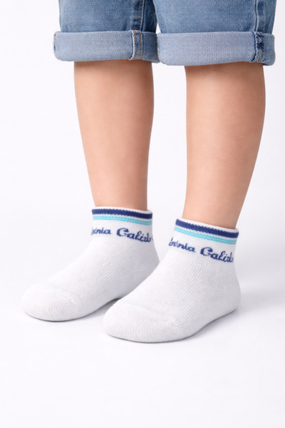 Katia&Bony Момчешки калифорнийски чорапи Ecru-blue