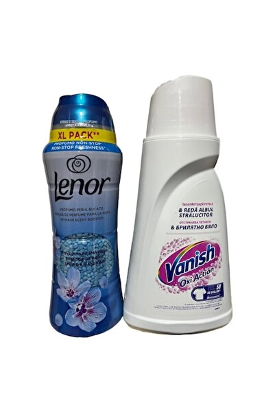 lenor Spring Awakening XL Laundry Detergent Set + Vanish Oxi Action Liquid fo...