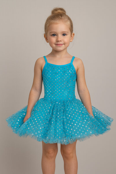 Rhytmine KIZ ÇOCUK KOSTÜM-657 TURKUAZ