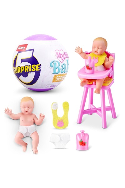5 Surprise Snackles 5 Surprise - My Mini Baby Mini Brands, S2 copii varsta 3-...