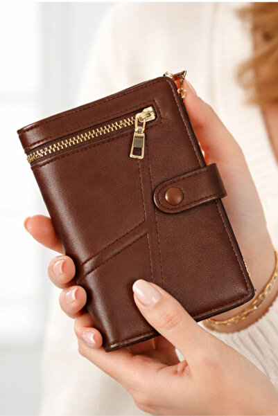 Newish Polo Women's Black Zipper Wallet – Stylish and Convenient Medium Walle...