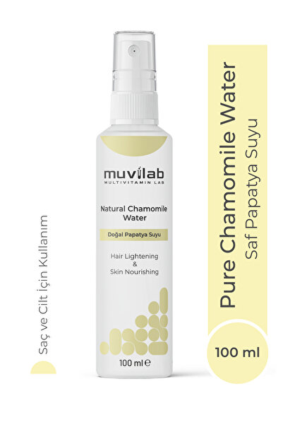 muvilab Papatya Suyu Saç Toniği Doğal ve Saf Papatya Suyu Saç Açıcı Sprey Nem...