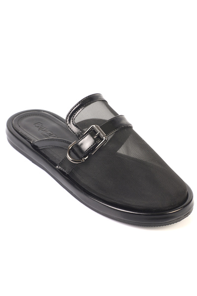 Capone Outfitters Bobbie Mesh Flat Heeled Women's Sabo Slippers