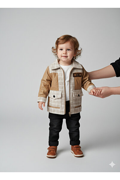 DENİZLİFE Baby Leather Detailed Men's Holiday Suit