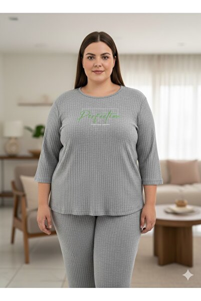 sleeproom Women's Gray Half Sleeve Camisole Perfection Pajama Set