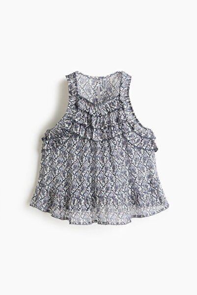 H&M Fırfırlı Üst