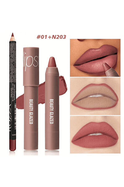 LIPSTICK Pen and Lips Liner Set 01