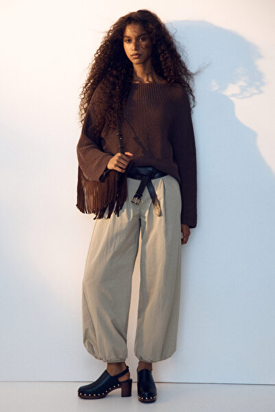 H&M Balon Paçalı Naylon Pantolon